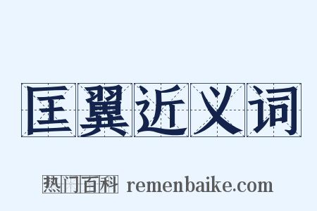 匡翼近义词是什么意思的图片